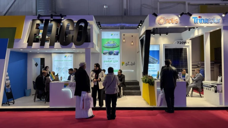 روز نخست حضور فیتکو در نمایشگاه انرژی_های تجدیدپذیر ۱۴۰۴